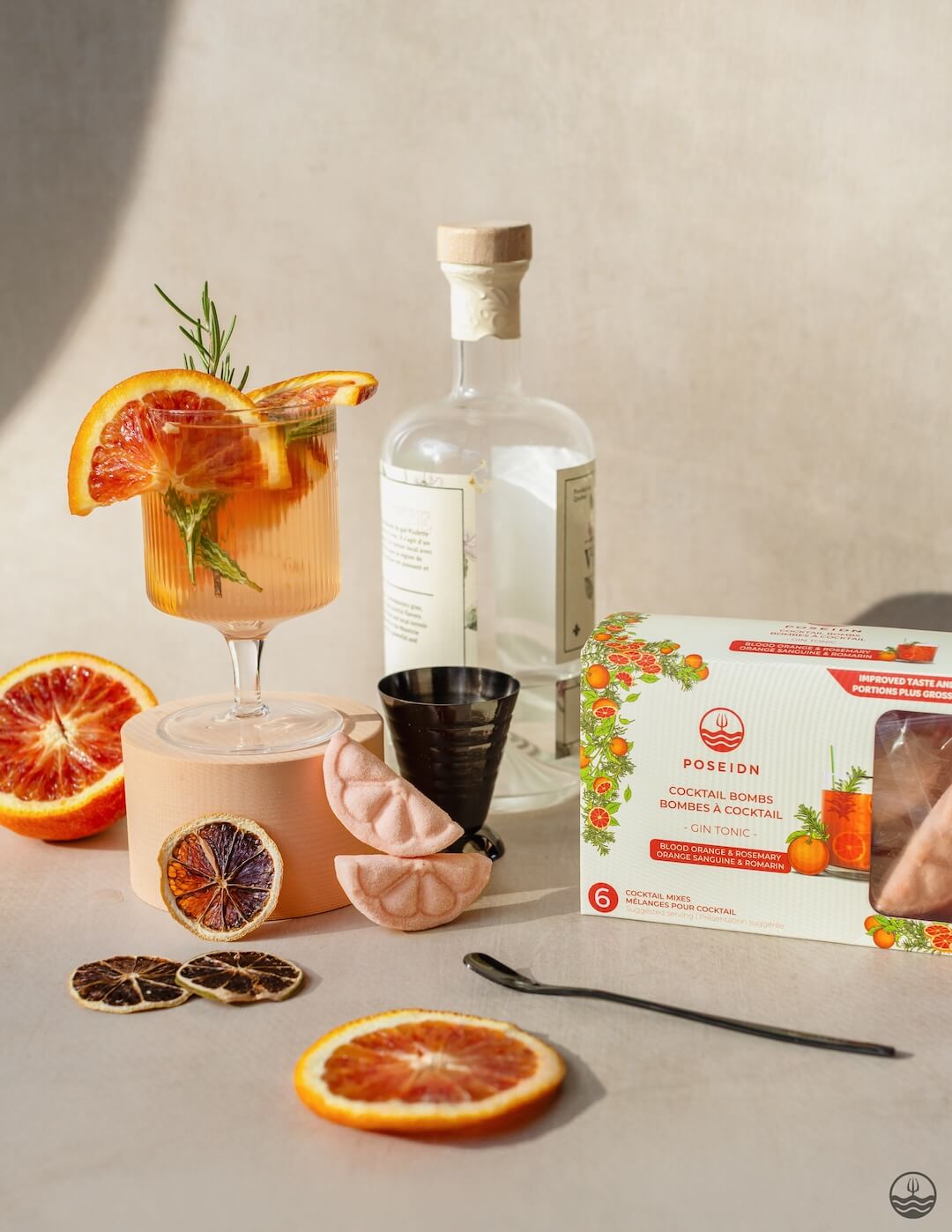 Gin Tonic - Orange sanguine et Romarin