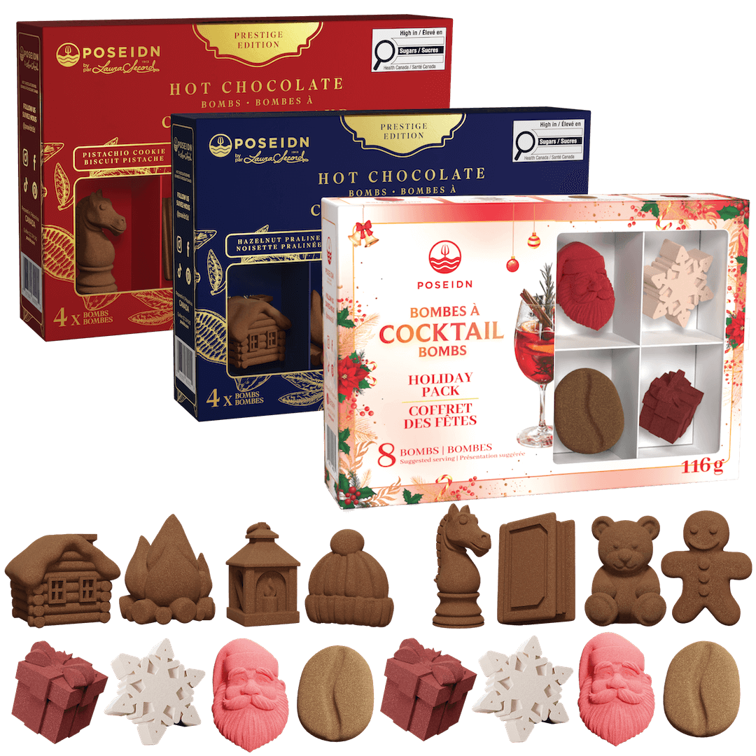 Ensemble Festif de Cocktails et Chocolats Chauds