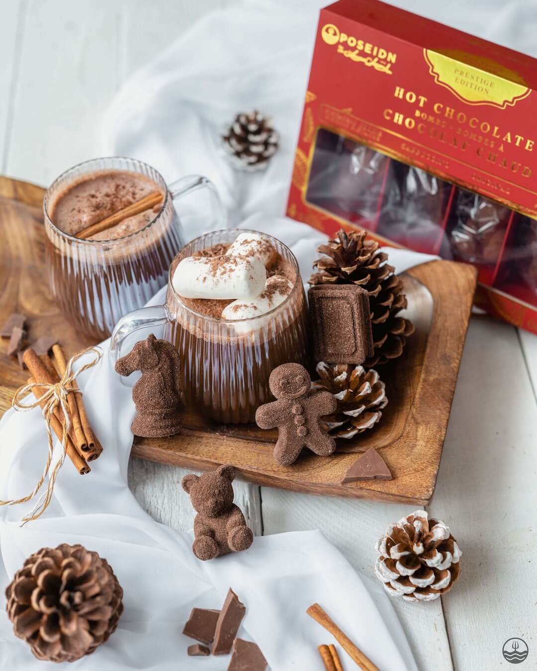 Coffret Rubis de Chocolats Chauds