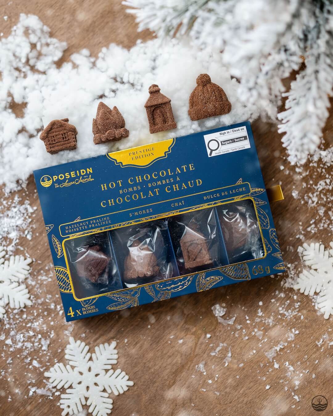 Coffret Saphir de Chocolats Chauds