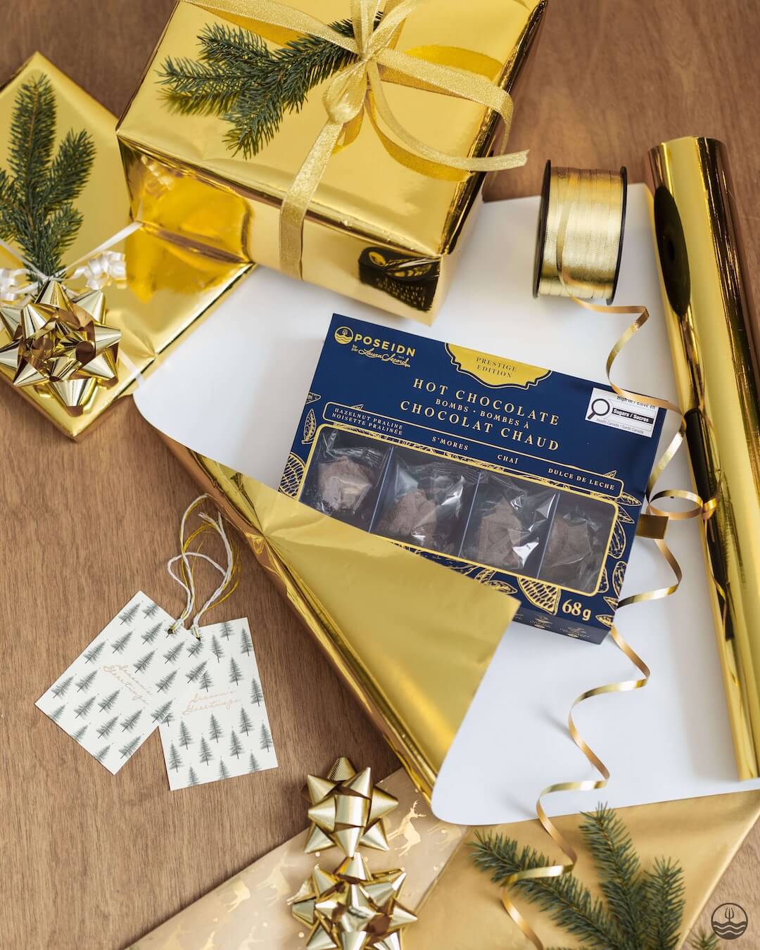 Coffret Saphir de Chocolats Chauds