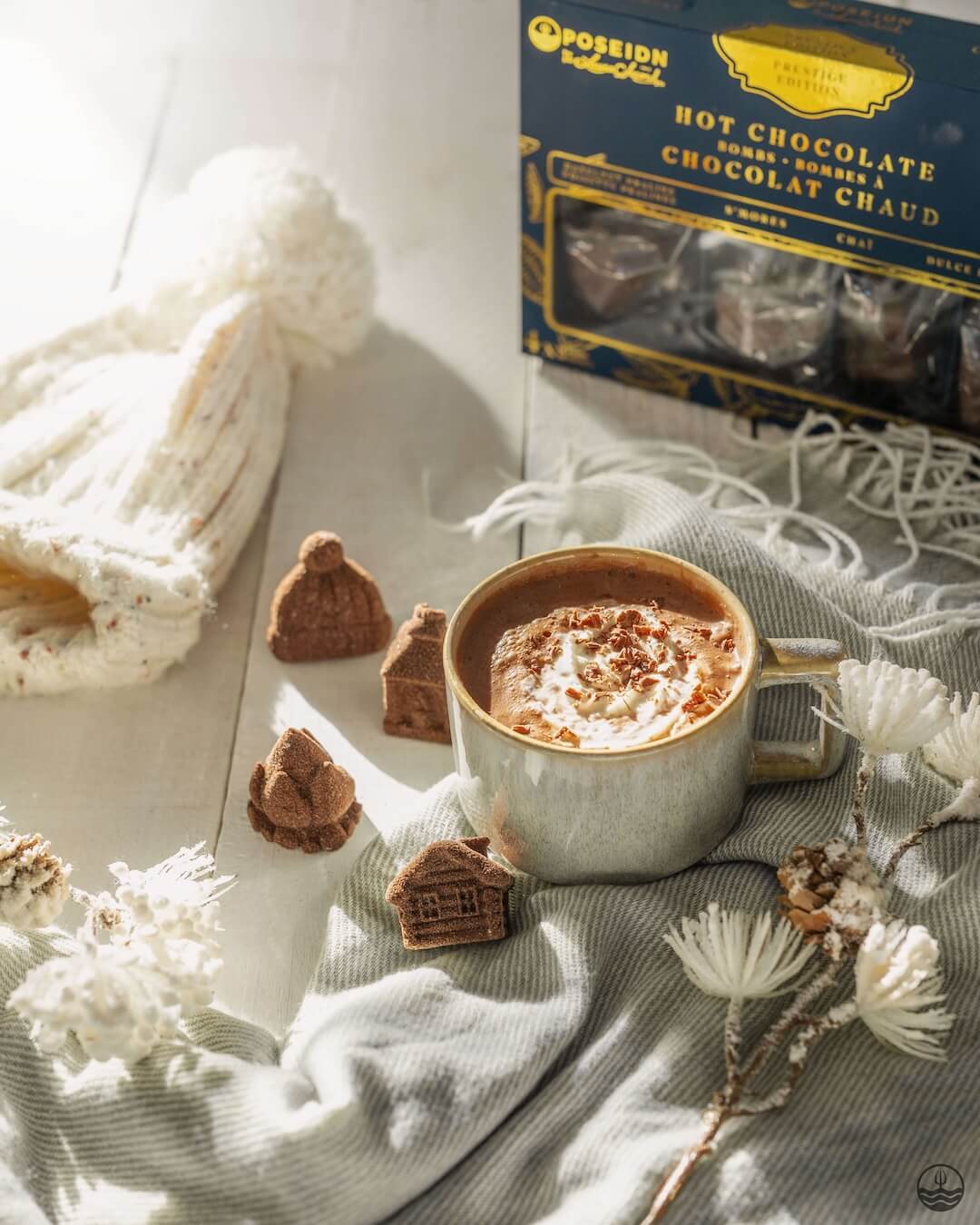 Coffret Saphir de Chocolats Chauds