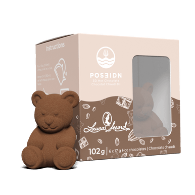 Chocolat chaud (Original) Boîte de 6 - Bombes de chocolat chaud - Poseidn - Bombes à Boire
